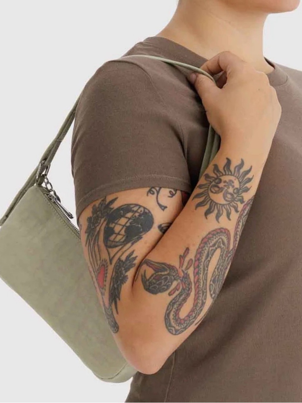 Celadon Nylon Pochette